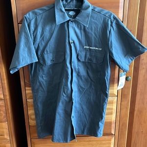 NWT Dickies flex twill work shirt slate gray men’s small